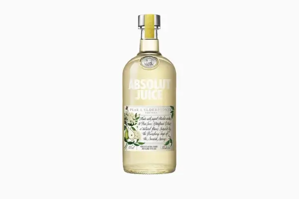 Butelka Absolut Juice Pear & Elderflower 0.7l. Idealna na letnie drinki.