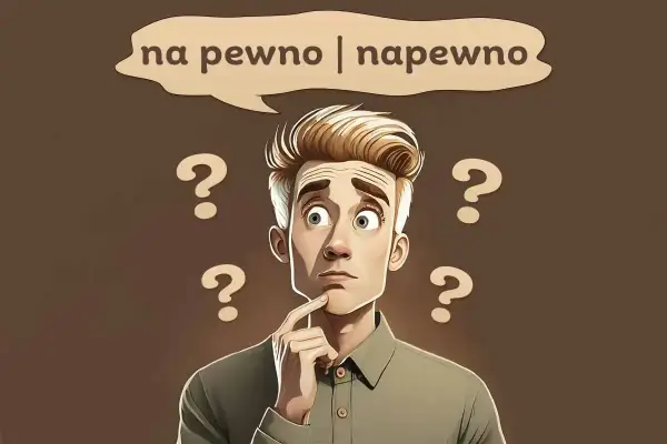 Zastanawiający się mężczyzna otoczony znakami zapytania. Czy na pewno dobrze to zrobił? To niełatwo.