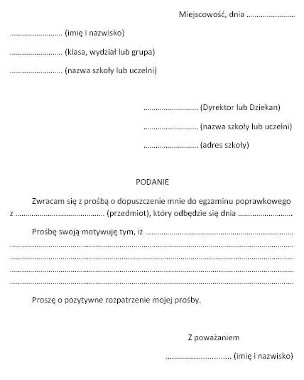 Jak napisać perfekcyjne podanie o egzamin klasyfikacyjny krok po kroku