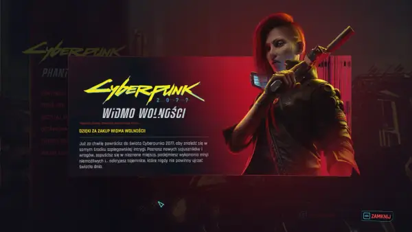 Cyberpunk 2077: Widmo wolności. Kobieta z bronią w futurystycznym świecie, gotowa na przygodę.