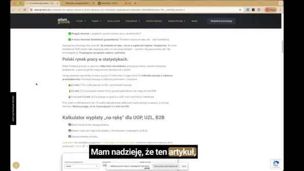 Porównanie umowa zlecenie a umowa o pracę. Kalkulator wypłaty "na rękę" dla UOP, UZL, B2B.