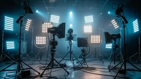Lampy LED panelowe: uniwersalne oświetlenie filmowe