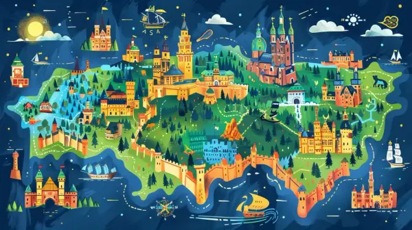 Zamki i Pałace w Polsce: Interaktywna Mapa 20 Historycznych Perełek