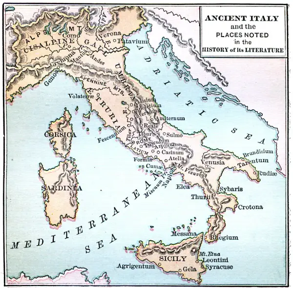 Starożytna Italia mapa: kluczowe miasta, granice i tajemnice geografii historycznej
