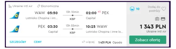 Ile kosztuje lot do Chin? Przegląd cen biletów lotniczych z Polski