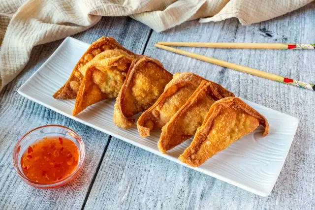 Wan tun frito - ¿Cómo lograr que sea crujiente y nada aceitoso?