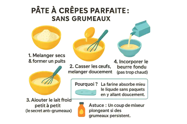 Crêpes parfaites : les ingrédients clés et astuces de pro pour les réussir