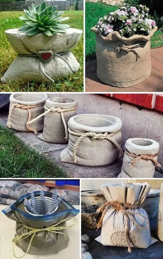 Proste ozdoby do ogrodu z betonu – zaskakujące pomysły krok po kroku
