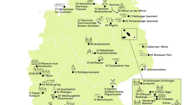 Deutschlands Seen: Karte, Tipps & die schönsten Urlaubsziele