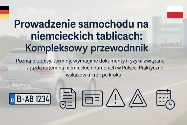 Auto z Niemiec w Polsce: Jak jeździć legalnie? Przepisy i kary