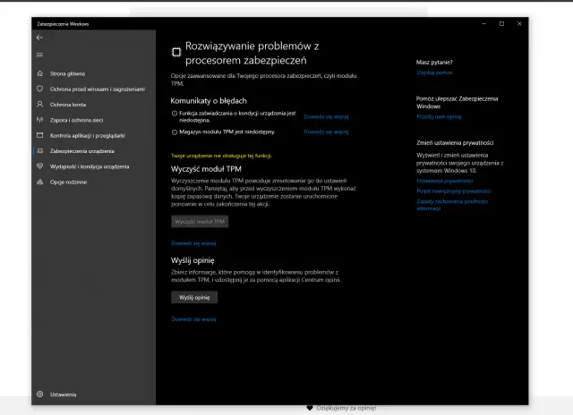 TPM 2.0 jak włączyć - Instrukcja dla BIOS i UEFI - Rozwiąż problemy