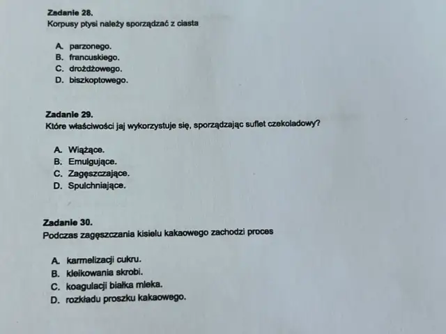 Jakie właściwości jaj wykorzystuje się sporządzając suflet czekoladowy?