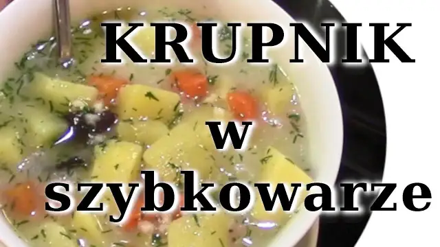 Szybkowar: Perfekcyjne zupy w 20 minut! Gotuj smacznie i zdrowo