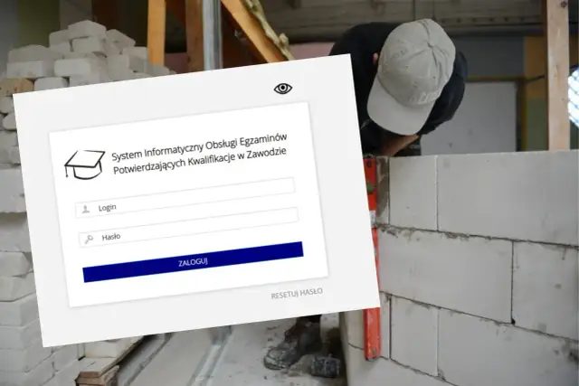 System logowania do egzaminów zawodowych. Czas trwania egzaminu praktycznego zależy od kwalifikacji.