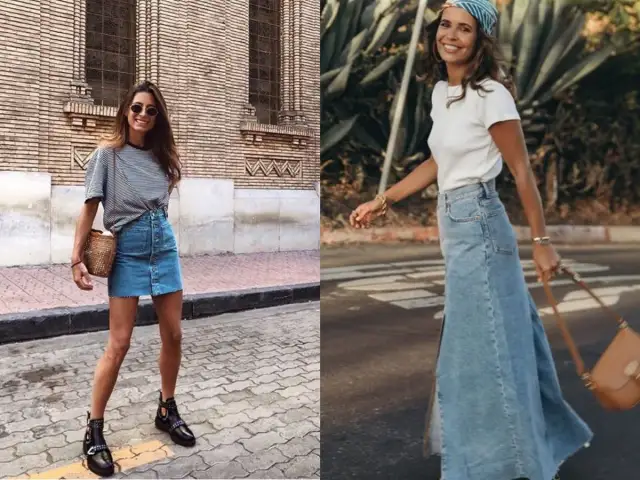 Jak nosić długą spódnicę jeansową? Stylizacje i porady