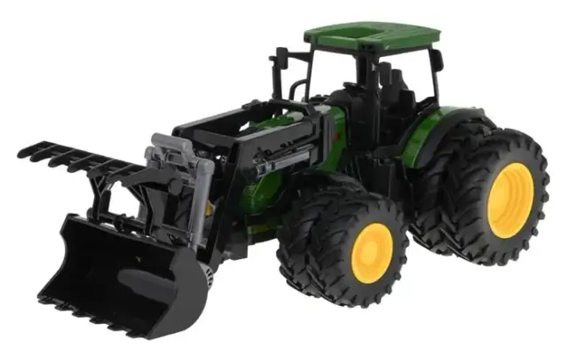 Czarny traktor zabawka – idealny prezent dla małych miłośników zabawy