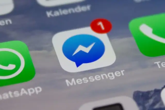 Ikona Messengera z powiadomieniem. Dowiedz się, jak ustawić oryginalny dźwięk Messengera, aby nie przegapić żadnej wiadomości.