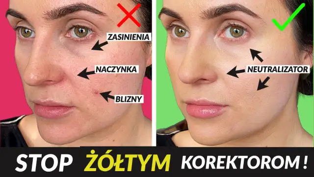 Żółty korektor: Twój sekret na fioletowe cienie i zasinienia