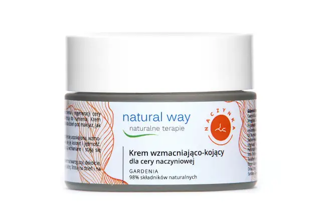 Natural Way Krem wzmacniająco-kojący dla cery naczynkowej. Idealny, gdy szukasz, jaki krem do cery naczynkowej wybrać.