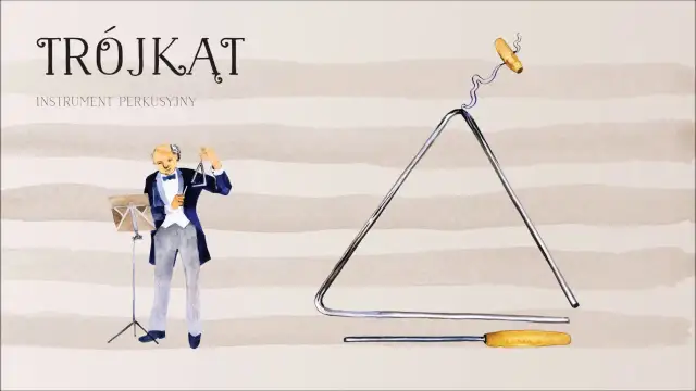 Instrument trójkąt - Trójkąt muzyczny, Dzwonki instrument perkusyjny