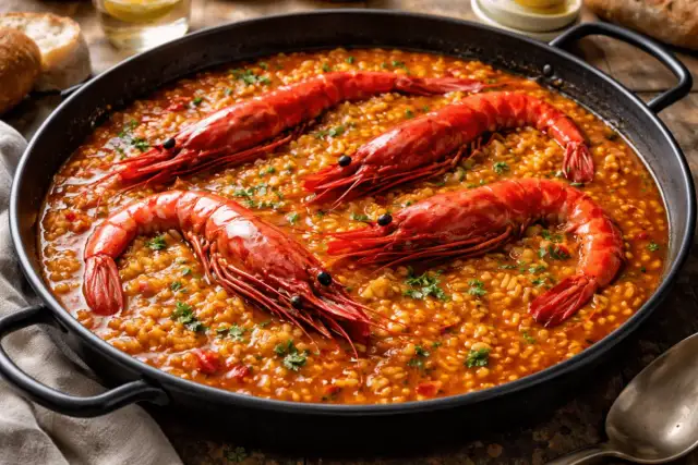 Arroz con carabineros - Claves para un sabor intenso y punto perfecto