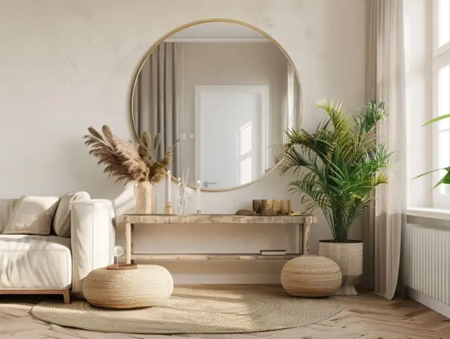 Ściana z luster w salonie: Inspiracje, porady i triki powiększania