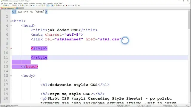 Jak dodać CSS do HTML? 3 metody i wybór najlepszej