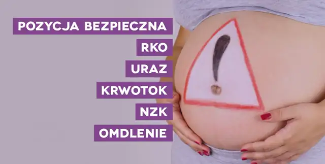 Jak ułożyć kobietę w ciąży w pozycji bezpiecznej, aby uratować życie