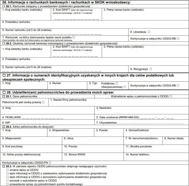 Jak wypełnić wniosek CEIDG: zawieszenie działalności krok po kroku