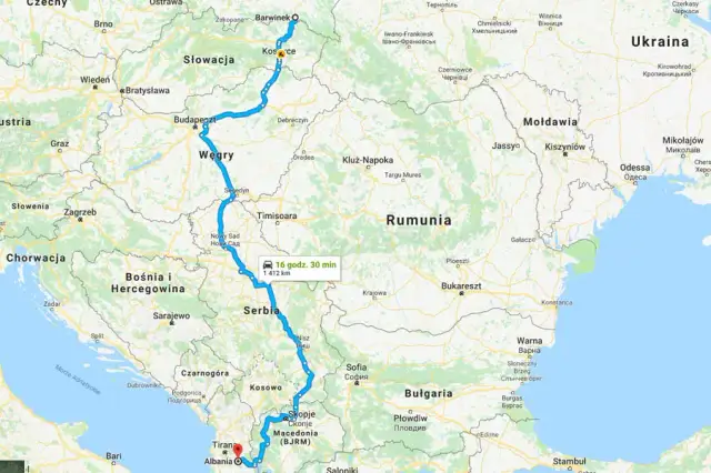 Samochodem do Albanii: Która trasa jest najlepsza? Porównanie opcji