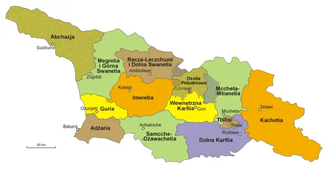 Gdzie leży Gruzja - Poznaj mapę, miasta i zaplanuj idealną trasę