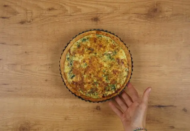 Quiche de espinacas - Claves para una masa crujiente y firme