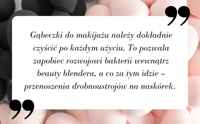 Jak wyczyścić gąbkę do makijażu, by uniknąć problemów ze skórą