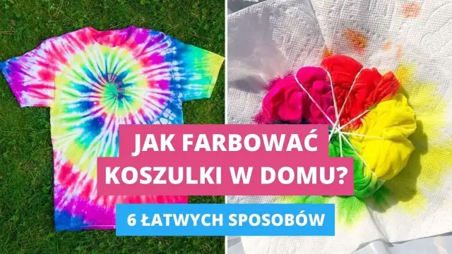 Wybielanie koszulki: Stwórz unikalny wzór tie-dye krok po kroku