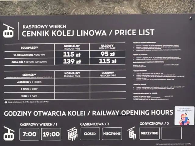 Kasprowy Wierch: Cennik kolejki, bilety, zniżki kupuj mądrze!