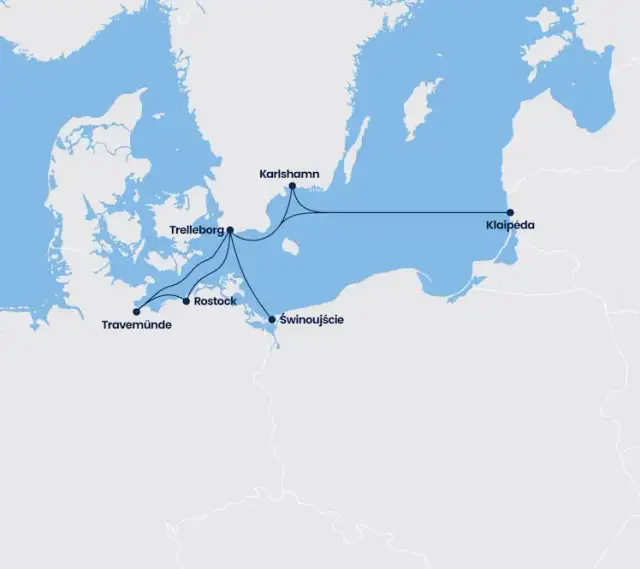 Ile km przez Bałtyk do Szwecji? Sprawdź najkrótsze trasy i odległości