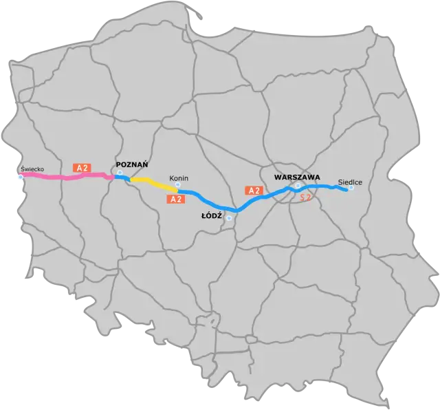 Autostrada A2 przez jakie miasta? Odkryj ważne miejscowości na trasie