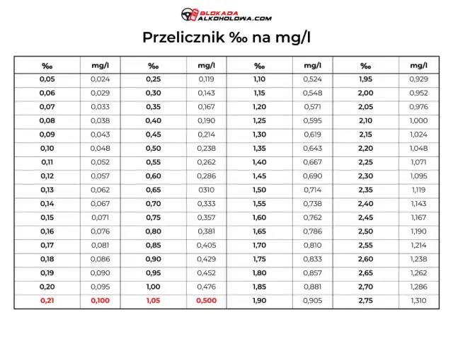 Jak odczytać alkomat? Promile, mg/L i limity jedź świadomie!
