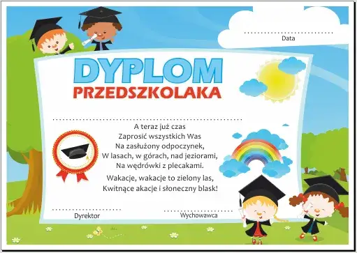 Jak wypisać dyplom dla przedszkolaka, aby zachwycić dziecko i rodziców