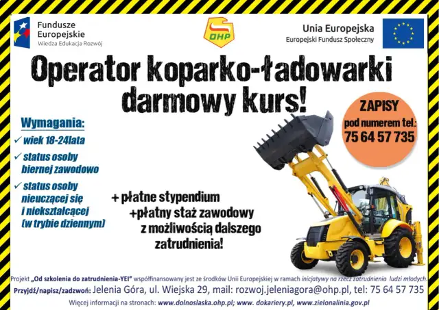 Ile trwa kurs na koparko ładowarkę? Sprawdź ważne szczegóły!