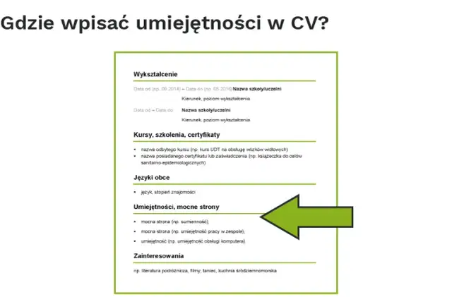 Co można wpisać w umiejętności w CV, aby wyróżnić się na rynku?