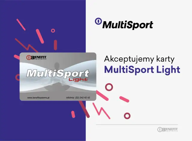 Karta MultiSport Light z informacją o akceptacji. Sprawdź, ile wejść oferuje Twoja karta.
