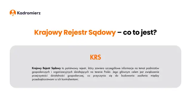 Co to jest KRS i czemu służy? Kluczowe informacje dla przedsiębiorców