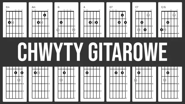 Chwyty gitarowe: Kompletny przewodnik + tabela akordów!