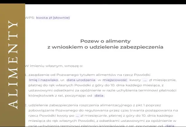 Jak napisać pozew o alimenty na siebie i uniknąć błędów w sądzie