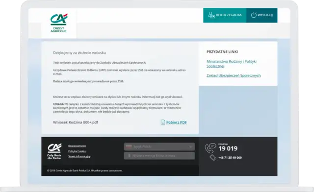800 plus wniosek ZUS: Złóż online krok po kroku na czas!