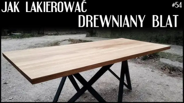 Jakim lakierem pomalować blat stołu, aby uniknąć zarysowań?