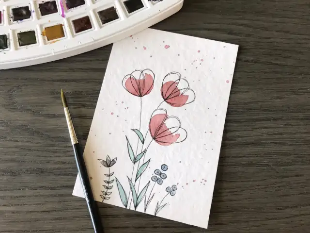 Kleine Blumen zeichnen: Einfache Anleitung für Anfänger