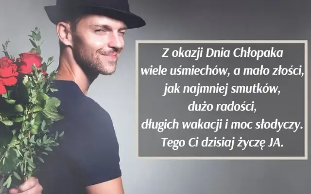 Życzenia na Dzień Chłopaka: gotowe teksty, które zachwycą