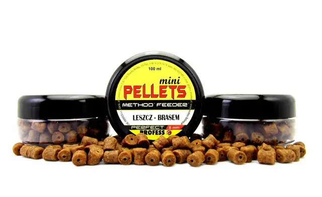 Mini pellety Method Feeder "Leszcz - Brasem" 8 mm, idealne na leszcza.